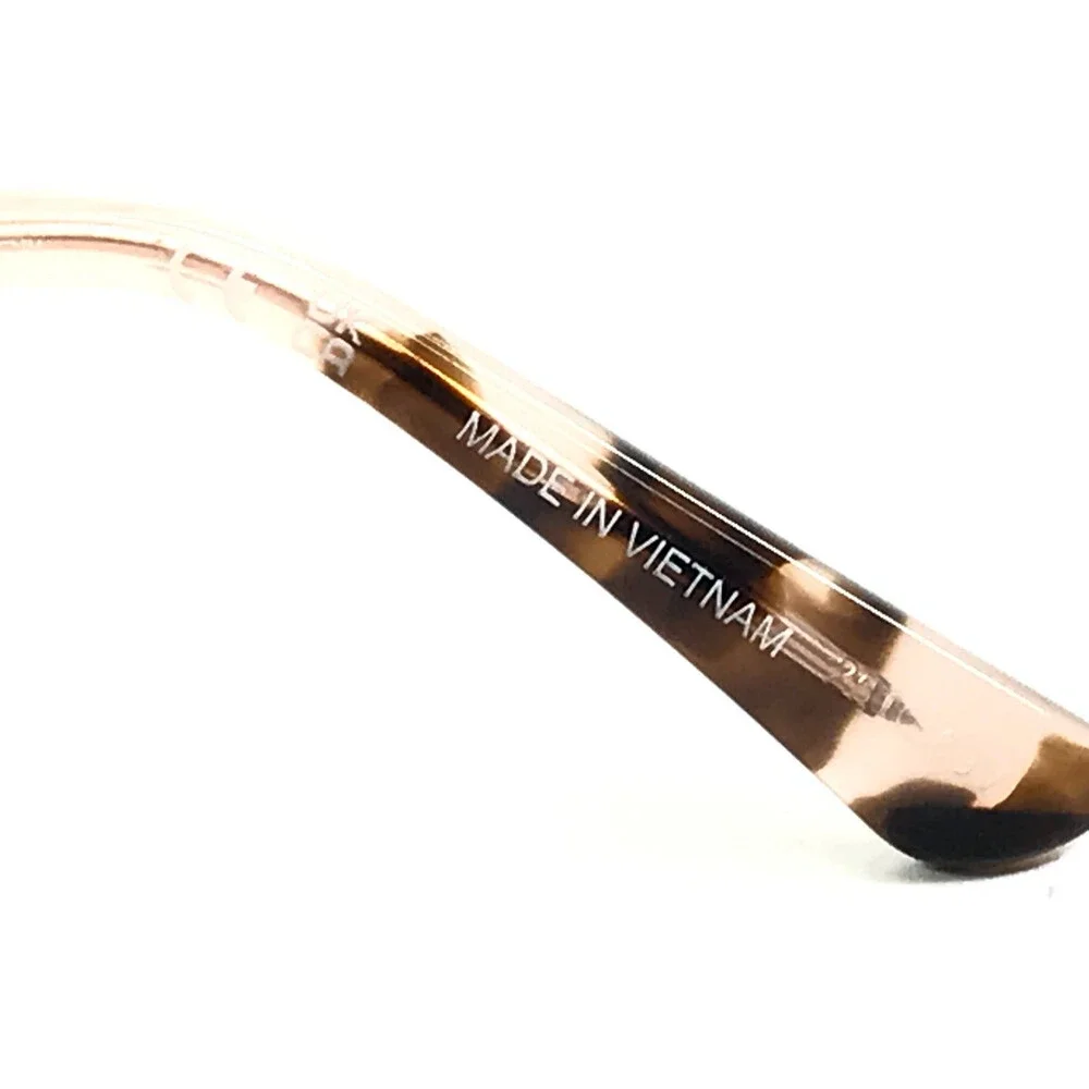 Marchon NYC Eyeglasses Frames M-4033 770 Rose Gold Cat Eye Wire Rim 53-17-140